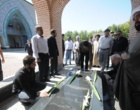 غبارروبی مزار شهدای گمنام دانشگاه ارومیه