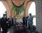 غبارروبی مزار شهدای گمنام دانشگاه ارومیه