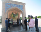 غبارروبی مزار شهدای گمنام دانشگاه ارومیه