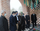 غبارروبی مزار شهدای گمنام دانشگاه ارومیه به مناسبت شهادت شهید باکری