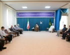 دیدار اعضاء شورای سیاست‌گذاری بسیج کارکنان دانشگاه ارومیه  با نماینده ولی فقیه دراستان