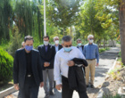 بازدید رییس دانشگاه از مراحل ساخت پیست دوچرخه سواری دانشجویان دختر دانشگاه ارومیه