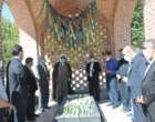 غبارروبی مزار شهدای گمنام دانشگاه ارومیه  به مناسبت هفته دفاع مقدس