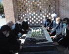 غبارروبی مزار شهدا گمنام و اهتزاز پرچم همزمان با آغاز دهه فجر در دانشگاه ارومیه