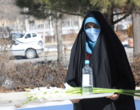 غبارروبی مزار شهدا گمنام و اهتزاز پرچم همزمان با آغاز دهه فجر در دانشگاه ارومیه