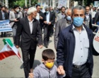 حضور دانشگاهیان مرکز آموزش عالی شهید باکری میاندوآب در راهپیمایی روز جهانی قدس  