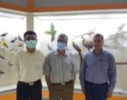 بازدید رییس و جمعی از اساتید دانشکده کشاورزی از موزه تاریخ طبیعی دانشگاه 