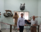 بازدید رییس و جمعی از اساتید دانشکده کشاورزی از موزه تاریخ طبیعی دانشگاه 