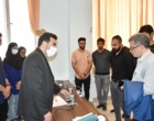 بازدید رئیس دانشگاه ارومیه از دانشکده مهندسی برق، کامپیوتر و فناوری های پیشرفته 