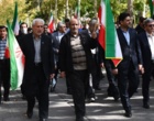  تجمع  دانشگاهیان جهت محکوم کردن اغتشاشات اخیر و جنایت تروریستی حرم مطهر شاهچراغ در دانشگاه ارومیه (+فیلم)