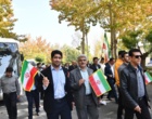  تجمع  دانشگاهیان جهت محکوم کردن اغتشاشات اخیر و جنایت تروریستی حرم مطهر شاهچراغ در دانشگاه ارومیه (+فیلم)