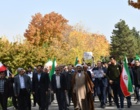  تجمع  دانشگاهیان جهت محکوم کردن اغتشاشات اخیر و جنایت تروریستی حرم مطهر شاهچراغ در دانشگاه ارومیه (+فیلم)