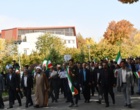  تجمع  دانشگاهیان جهت محکوم کردن اغتشاشات اخیر و جنایت تروریستی حرم مطهر شاهچراغ در دانشگاه ارومیه (+فیلم)