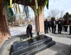غبارروبی مزار شهدا گمنام، اهتزاز پرچم و راهپیمایی همگانی همزمان با آغاز دهه فجر در دانشگاه ارومیه