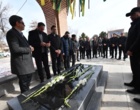 غبارروبی مزار شهدا گمنام، اهتزاز پرچم و راهپیمایی همگانی همزمان با آغاز دهه فجر در دانشگاه ارومیه