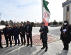 غبارروبی مزار شهدا گمنام، اهتزاز پرچم و راهپیمایی همگانی همزمان با آغاز دهه فجر در دانشگاه ارومیه
