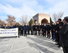 غبارروبی مزار شهدا گمنام، اهتزاز پرچم و راهپیمایی همگانی همزمان با آغاز دهه فجر در دانشگاه ارومیه