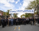 حضور دانشگاهیان دانشگاه ارومیه در راهپیمایی روز قدس