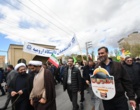 حضور دانشگاهیان دانشگاه ارومیه در راهپیمایی روز قدس