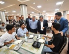 بازدید سرزده رئیس دانشگاه ارومیه از سلف دانشجویی رستوران مرکزی این دانشگاه 