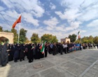 تجمع دانشگاهیان دانشگاه ارومیه در حمایت از مردم مظلوم فلسطین و محکومیت جنایت رژیم غاصب صهیونیستی (+فیلم)