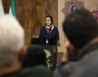آئین نکوداشت پروفسور فاطمه مدرسی استاد دانشگاه ارومیه و مراسم رونمایی از «دانشنامه اساطیر ایران» برگزار شد