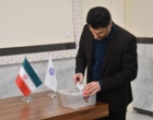بازدید رئیس دانشگاه از روند انتخابات دور دوازدهم هیات ممیزه دانشگاه ارومیه