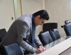 بازدید رئیس دانشگاه از روند انتخابات دور دوازدهم هیات ممیزه دانشگاه ارومیه
