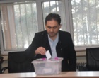 بازدید رئیس دانشگاه از روند انتخابات دور دوازدهم هیات ممیزه دانشگاه ارومیه