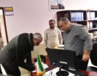 بازدید رئیس دانشگاه از روند انتخابات دور دوازدهم هیات ممیزه دانشگاه ارومیه