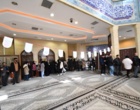 حضور پرشور دانشگاهیان دانشگاه ارومیه پای صندوق های رای مستقر در مسجد دانشگاه (+فیلم)