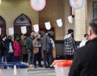 حضور پرشور دانشگاهیان دانشگاه ارومیه پای صندوق های رای مستقر در مسجد دانشگاه (+فیلم)