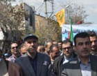 حضور پرشور دانشگاهیان دانشگاه ارومیه در راهپیمایی روز قدس