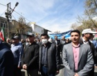 حضور پرشور دانشگاهیان دانشگاه ارومیه در راهپیمایی روز قدس
