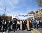 حضور پرشور دانشگاهیان دانشگاه ارومیه در راهپیمایی روز قدس
