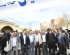حضور پرشور دانشگاهیان دانشگاه ارومیه در راهپیمایی روز قدس