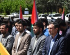 تجمع دانشگاهیان دانشگاه ارومیه در حمایت از دانشگاهیان معترض آمریکا و اروپا نسبت به نسل کشی و جنایات رژیم صهیونیستی (+فیلم)