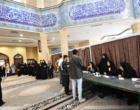 حضور پرشور دانشگاهیان دانشگاه ارومیه پای صندوق های رای مستقر در مسجد دانشگاه (+فیلم)