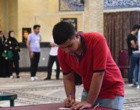 حضور پرشور دانشگاهیان دانشگاه ارومیه پای صندوق های رای مستقر در مسجد دانشگاه (+فیلم)