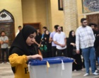 حضور پرشور دانشگاهیان دانشگاه ارومیه پای صندوق های رای مستقر در مسجد دانشگاه (+فیلم)