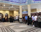 حضور پرشور دانشگاهیان دانشگاه ارومیه پای صندوق های رای مستقر در مسجد دانشگاه (+فیلم)