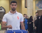 حضور پرشور دانشگاهیان دانشگاه ارومیه پای صندوق های رای مستقر در مسجد دانشگاه (+فیلم)