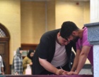 حضور پرشور دانشگاهیان دانشگاه ارومیه پای صندوق های رای مستقر در مسجد دانشگاه (+فیلم)