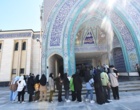 حضور پرشور دانشگاهیان دانشگاه ارومیه پای صندوق های رای مستقر در مسجد دانشگاه (+فیلم)