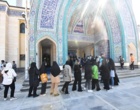 حضور پرشور دانشگاهیان دانشگاه ارومیه پای صندوق های رای مستقر در مسجد دانشگاه (+فیلم)