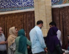 حضور دانشگاهیان دانشگاه ارومیه پای صندوق های رای مستقر در مسجد دانشگاه (+فیلم)