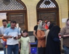 حضور دانشگاهیان دانشگاه ارومیه پای صندوق های رای مستقر در مسجد دانشگاه (+فیلم)