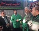 بازدید رئیس دانشگاه ارومیه از موکب دانشگاهیان استان در مرز تمرچین