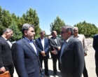 بازدید مدیر امور شعب بانک ملی استان  و رئیس دانشگاه ارومیه از عملیات ساخت خوابگاه متاهلین دانشگاه 