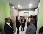 بازدید مدیر امور شعب بانک ملی استان  و رئیس دانشگاه ارومیه از عملیات ساخت خوابگاه متاهلین دانشگاه 